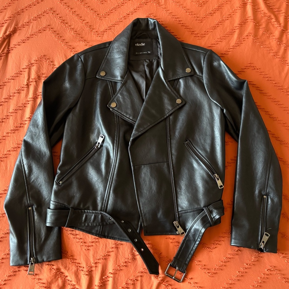 ELODIE faux leather jacket